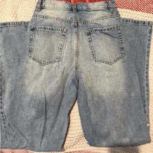 PacSun Blue Flare Wide Leg Jeans